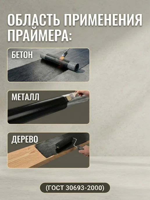 SOLUBERG Праймер (грунтовка) битумный ГОСТ 30693-2000 21,5л, 21,5 л, фото 4