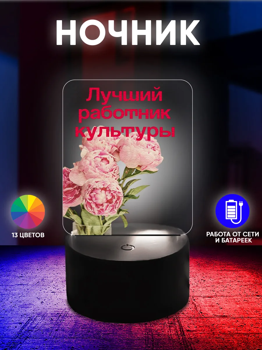 Ночник подарок работнику культуры