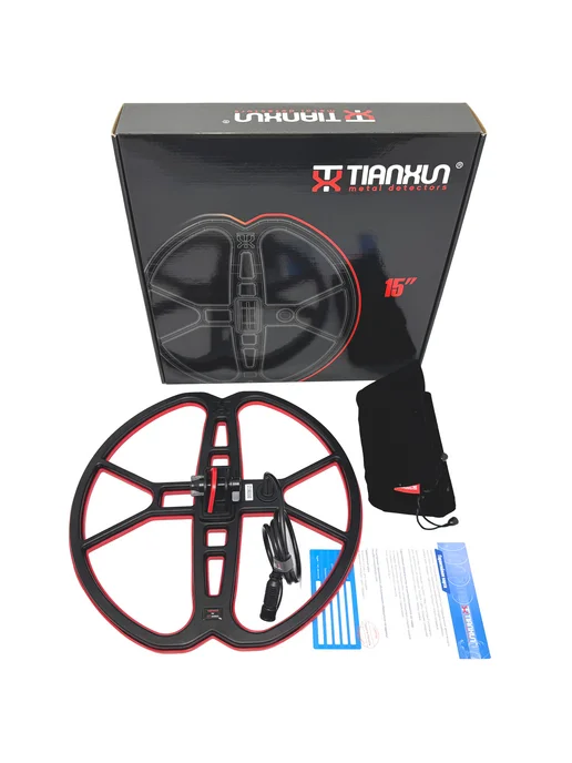 Tianxun Большая поисковая катушка 15" для металлоискателя Nokta, черный