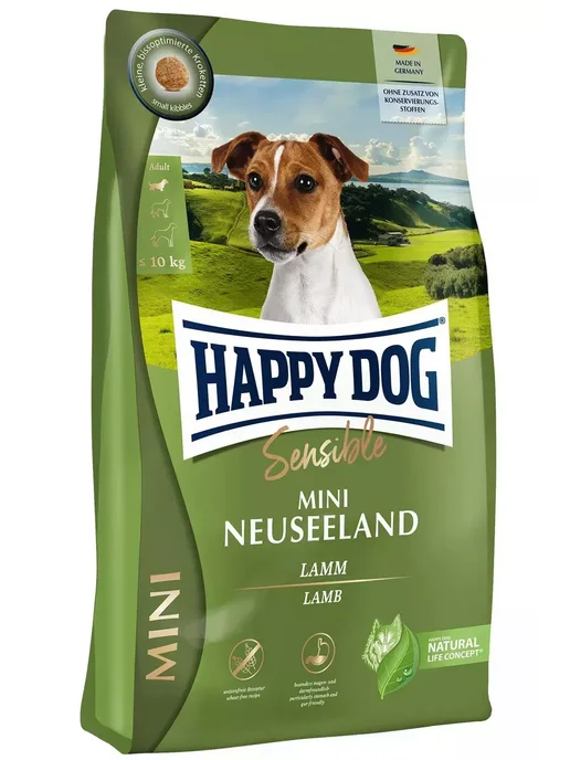 Сухой корм Happy Dog Neuseeland для собак, мелкие, 10 кг, фото 2