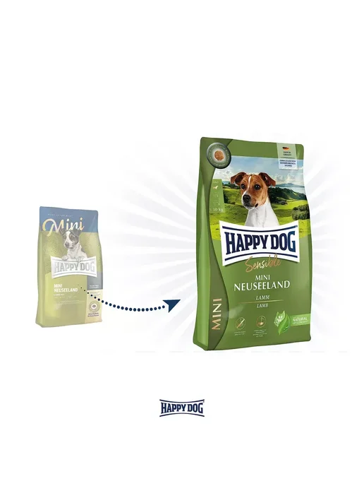 Сухой корм Happy Dog Neuseeland для собак, мелкие, 10 кг, фото 3
