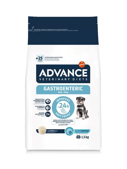 Сухой корм Advance Gastroenteric для собак, мелкие, 1,5 кг, фото 2