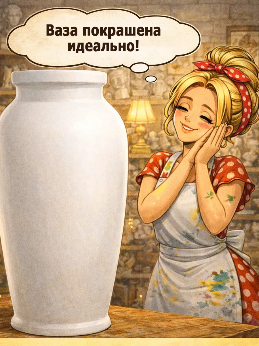 Краска для мебели меловая светло-серый фото 6