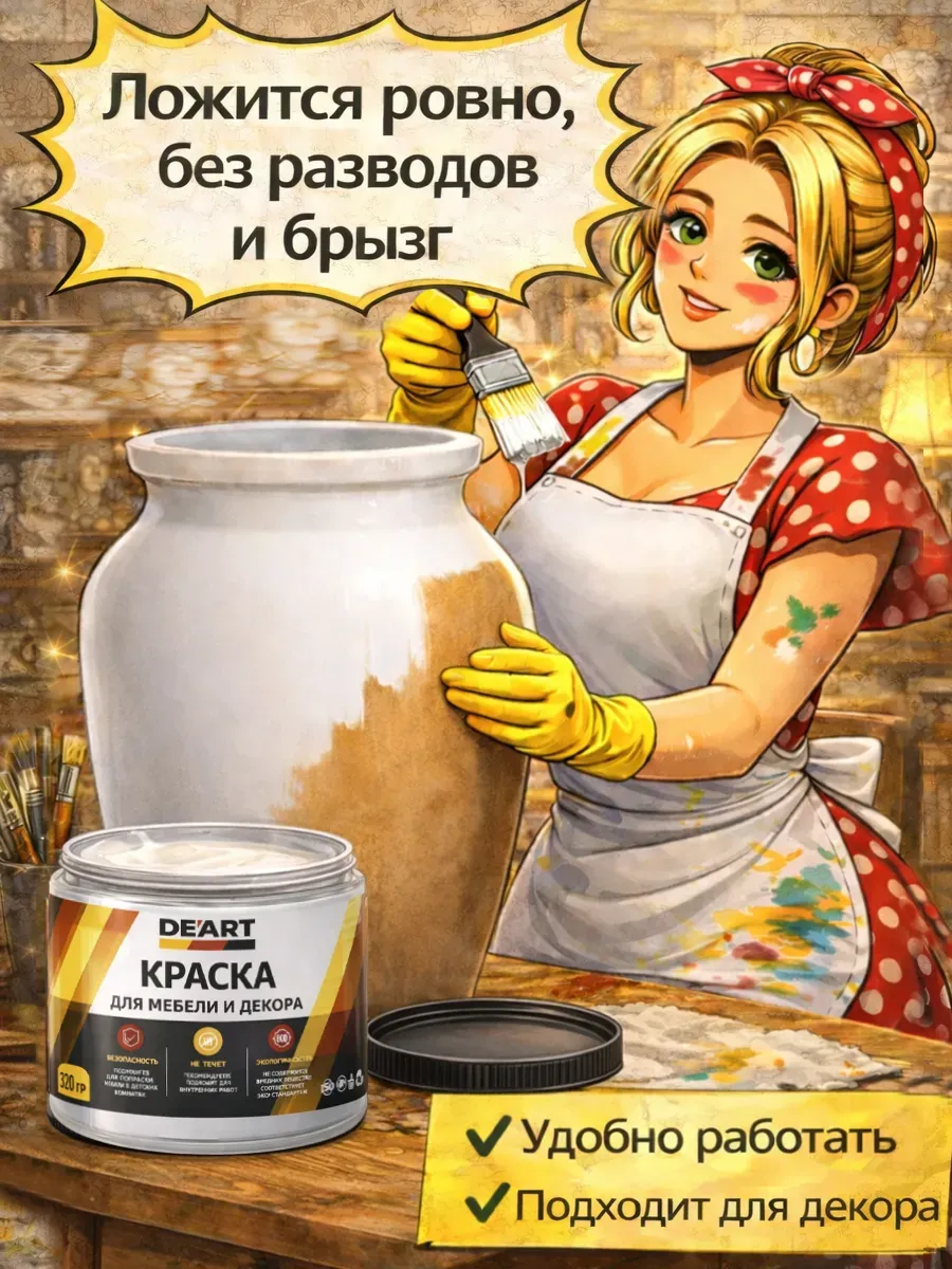 Краска для мебели меловая розовый пепел фото 3