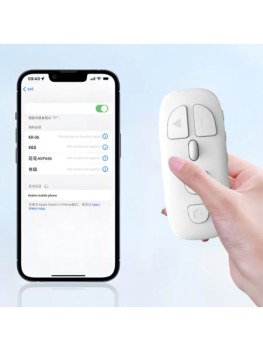 BT Camera Дистанционка Zoom & Focus для iOS/Android, белая