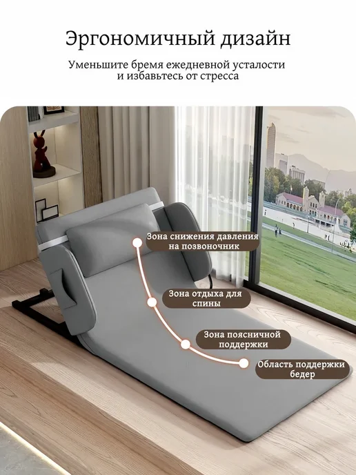 Электрическое подъемное устройство матраса, серый, фото 4