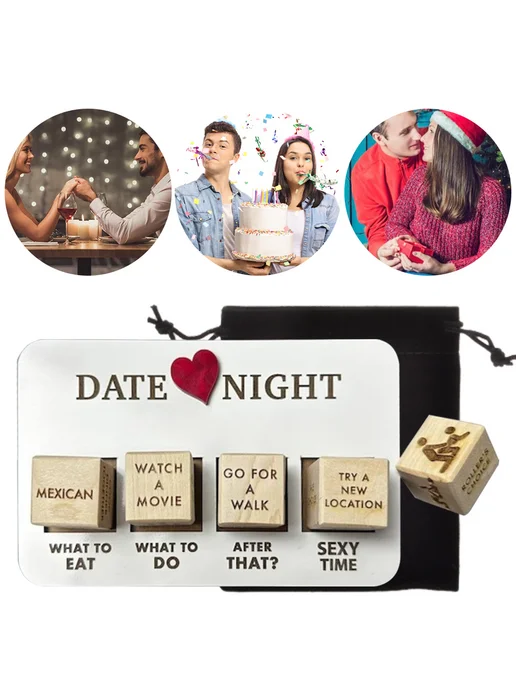 Для Men Women роликовый набор After Dark Dice Kit с мешком, вариант, фото 4