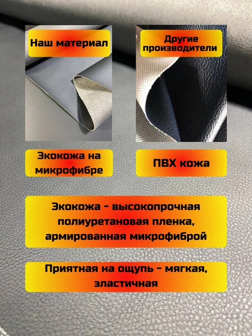 Чехол КПП AUDI Q5 (Структурная Экокожа), черный, фото 2