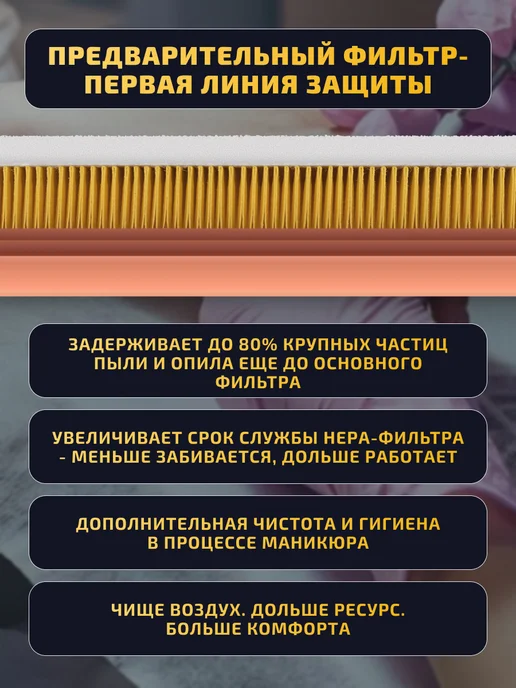 Элемент Фильтр пылевой Торнадель, Anvikor, Trinity, оранжевый, фото 2