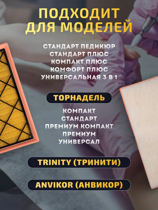 Элемент Фильтр пылевой Торнадель, Anvikor, Trinity, оранжевый, фото 3