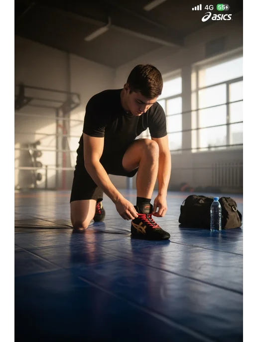 AMR Comfort Store Борцовки Asics, черный, фото 4