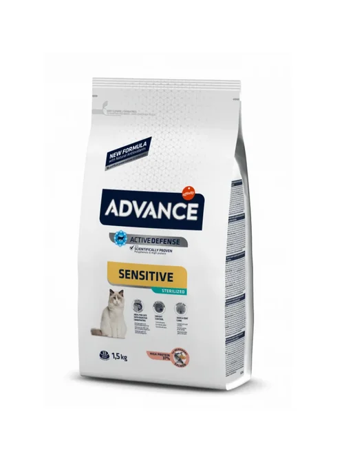 Сухой корм Advance Sterilized Кошек для собак, чувствительное пищеварение, 1,5 кг, фото 2