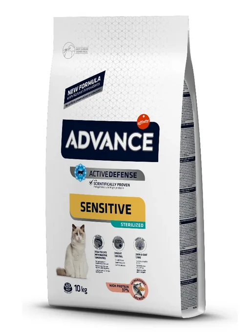 Сухой корм Advance Sterilized Кошек для собак, чувствительное пищеварение, 10 кг, фото 2