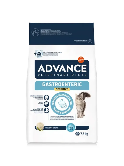 Сухой корм Advance Gastroenteric Кошек для собак, 7,5 кг, фото 2