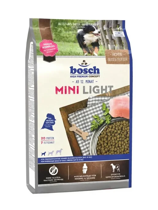 Сухой корм Bosch Petfood Light При для собак, мелкие, 1 кг, фото 2