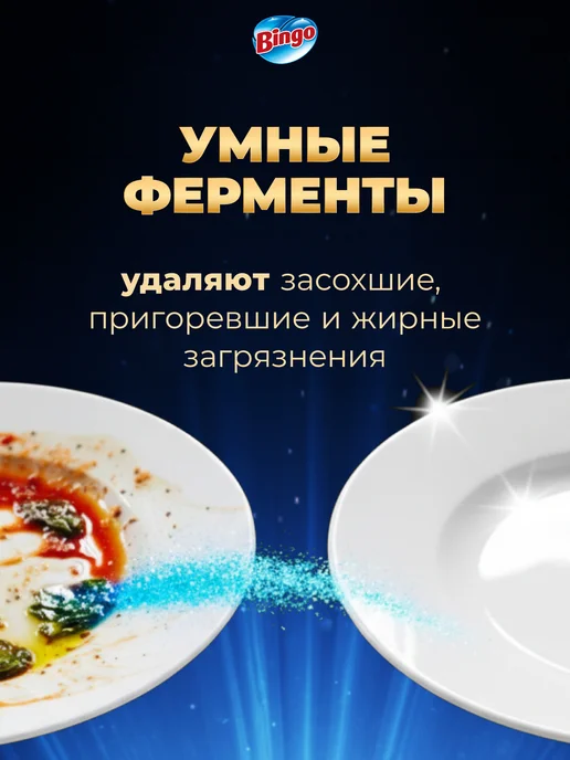 Bingo Капсулы для посудомоечной машины PRO MAX 20 шт, 20 шт, в упаковке 350 г, фото 5