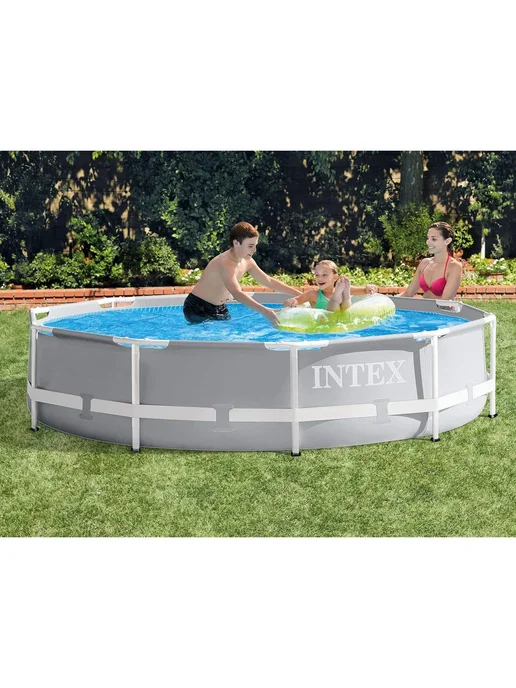 Intex Бассейн Prism Frame, 305x76 см, 4485 л (26700), 305x76 см, 4485 л, фото 2