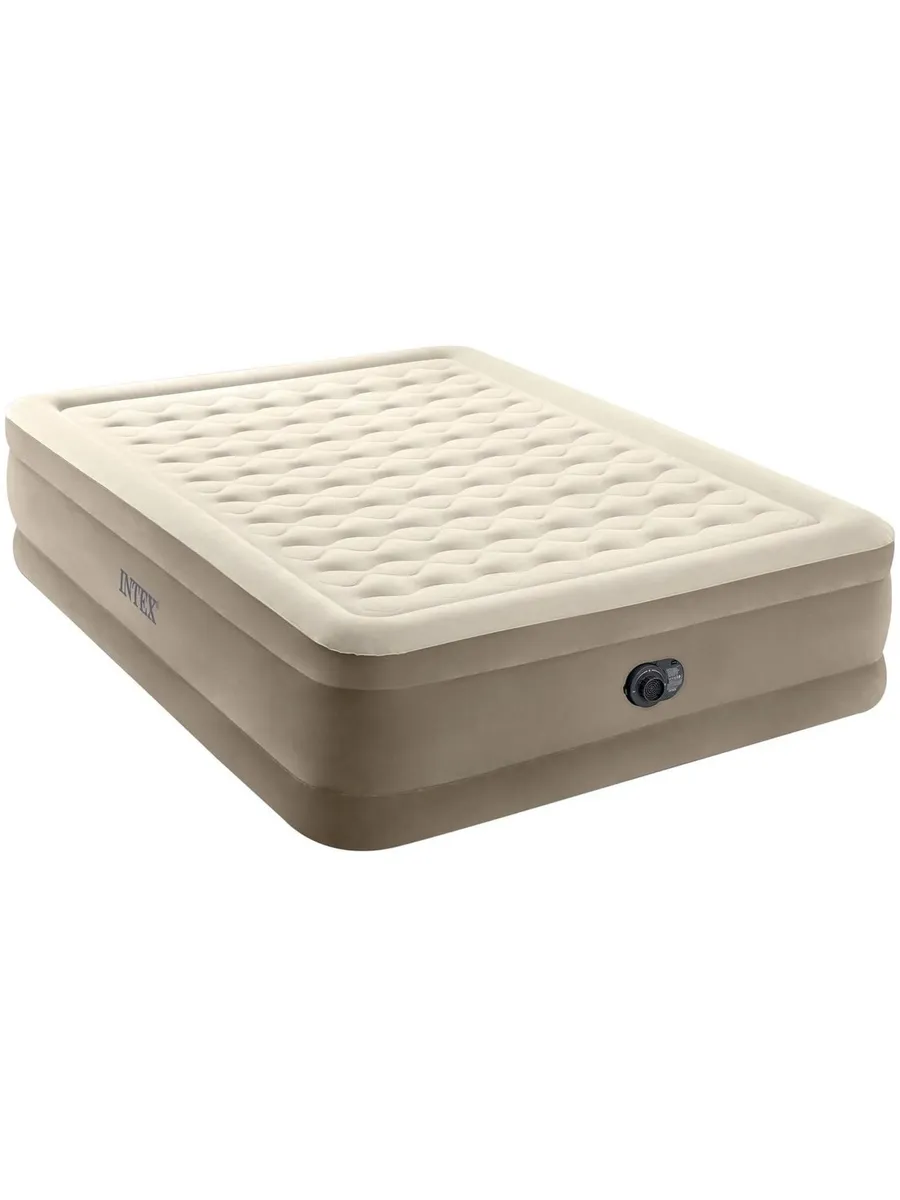 Кровать надувная 152х203х46 см, Ultra Plush, встр.нас. 220 В