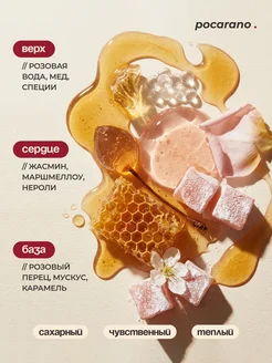 Парфюмированный спрей-мист для тела и волос Pocarano. Цвет бежевый. Вид 2.