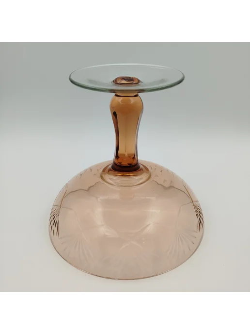 Однажды Конфетница СССР 1960-1990 цветное стекло, вариант, фото 4