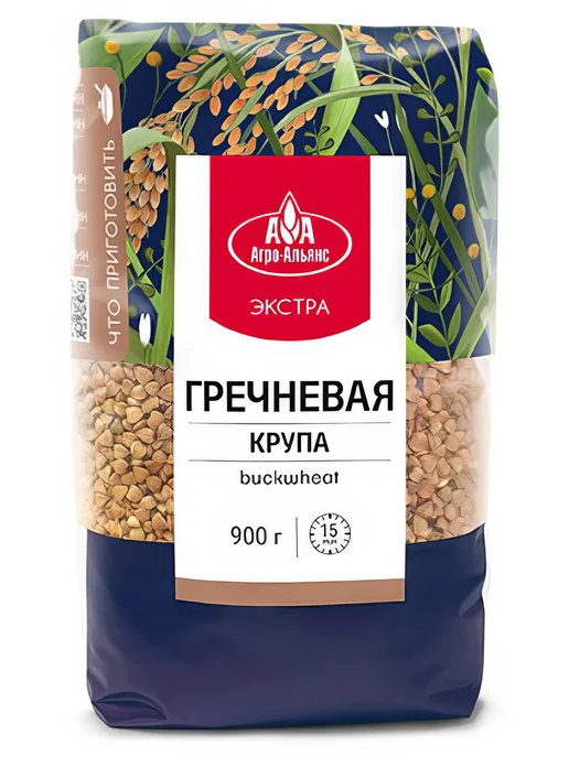Крупа гречневая элитная, 900г, 900 г
