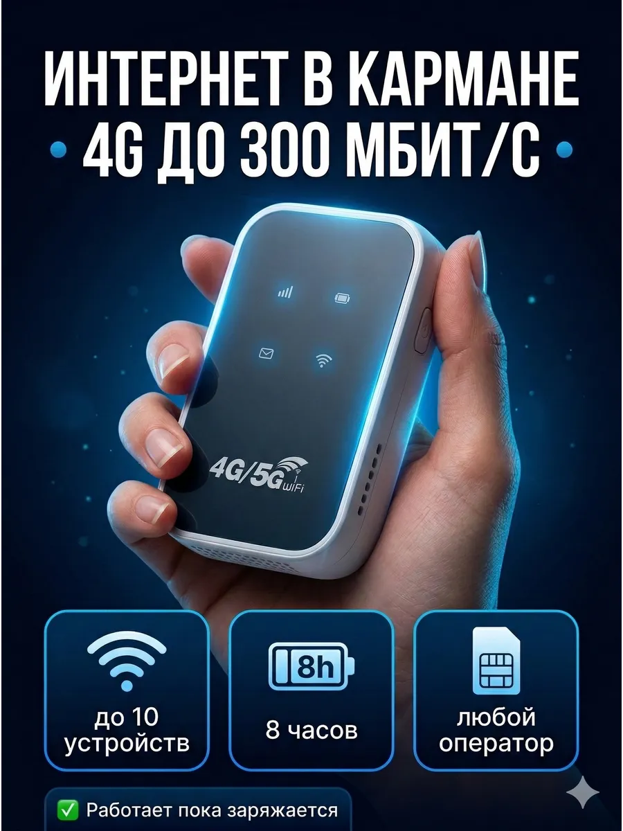 Роутер WiFi карманный