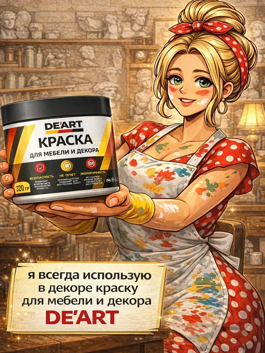 Краска для мебели меловая серо-голубой фото 6