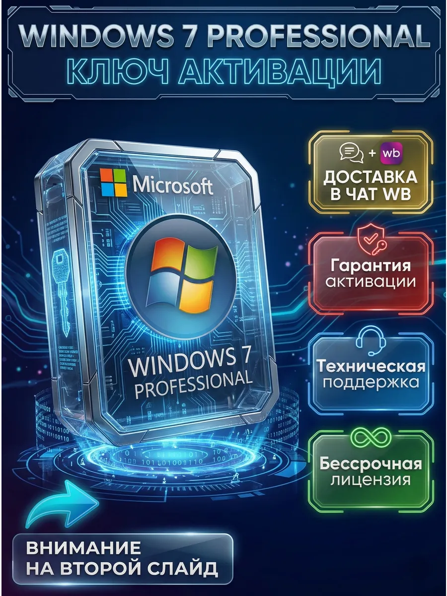 Ключ активации Windows 7 Pro для ПК и ноутбука