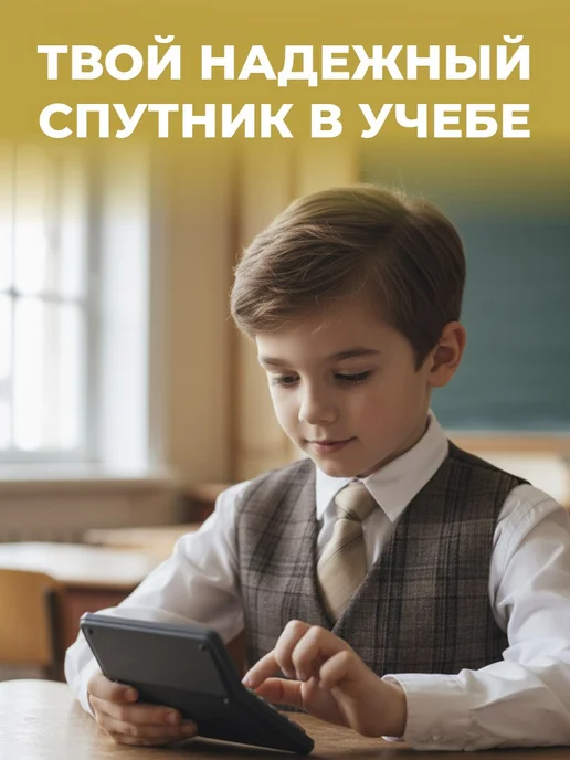 Калькулятор настольный большой, черный, фото 3