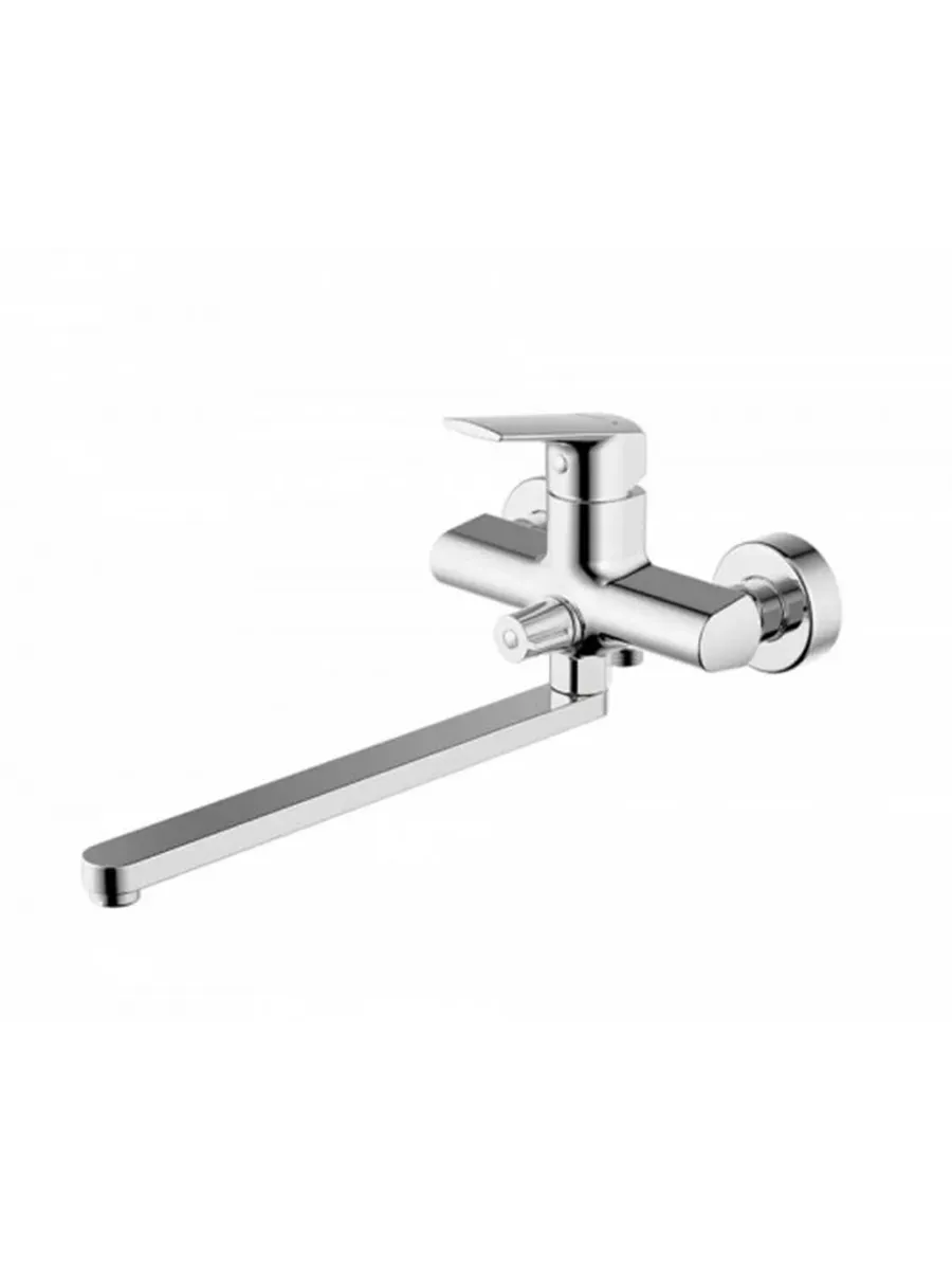 Bravat F6121179CP-01 BRAVAT REAL Смеситель для ванны с коротким изливом (к/к 4) — купить в Алматы