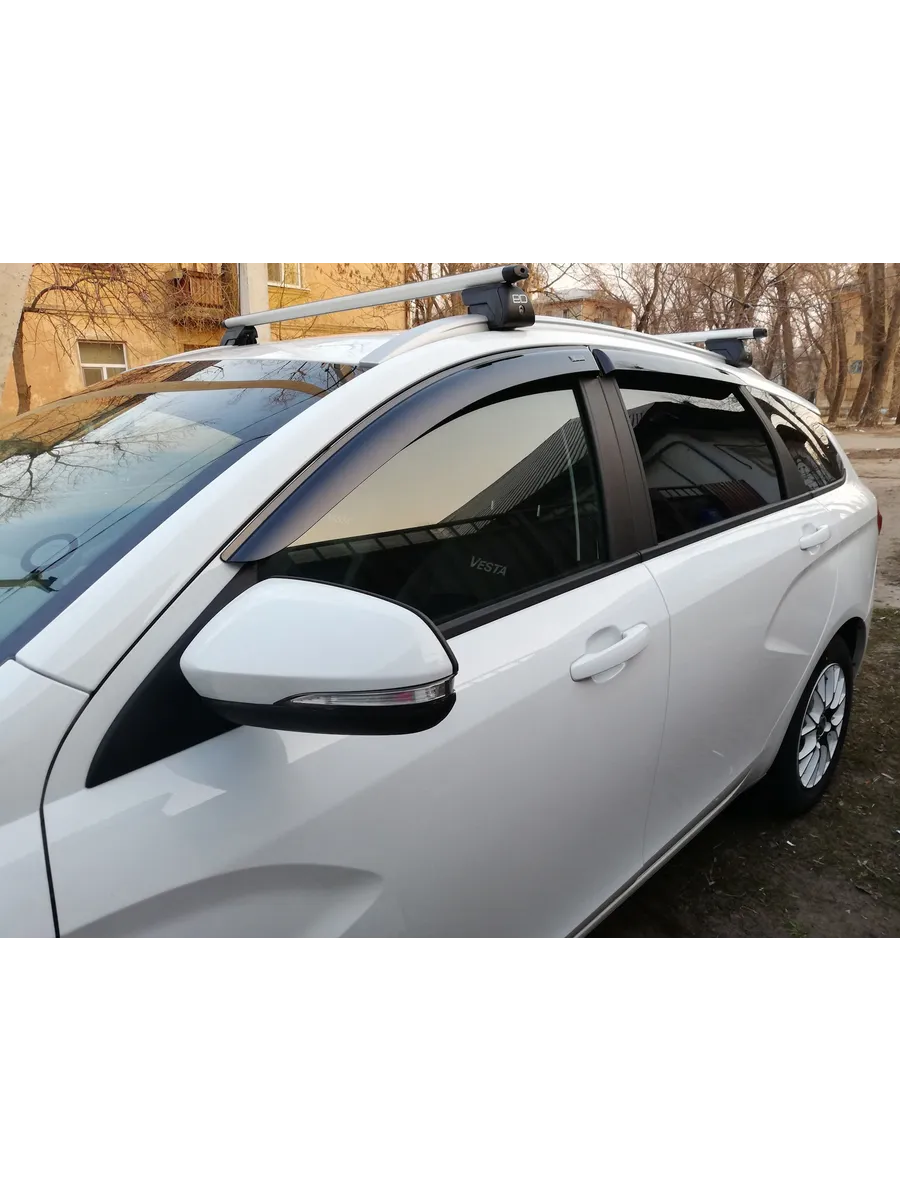 Дефлекторы окон (ветровики) Lada Vesta SW Cross