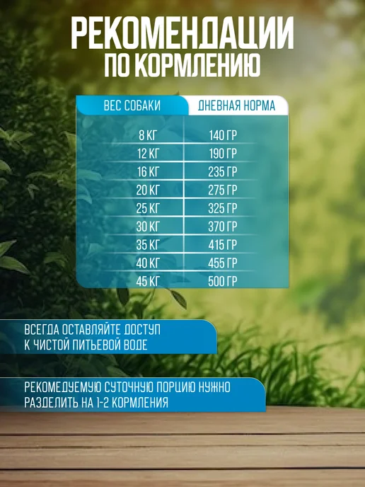 Сухой корм MEGLIUM Форелью для собак, взрослые, 2,5 кг, фото 3