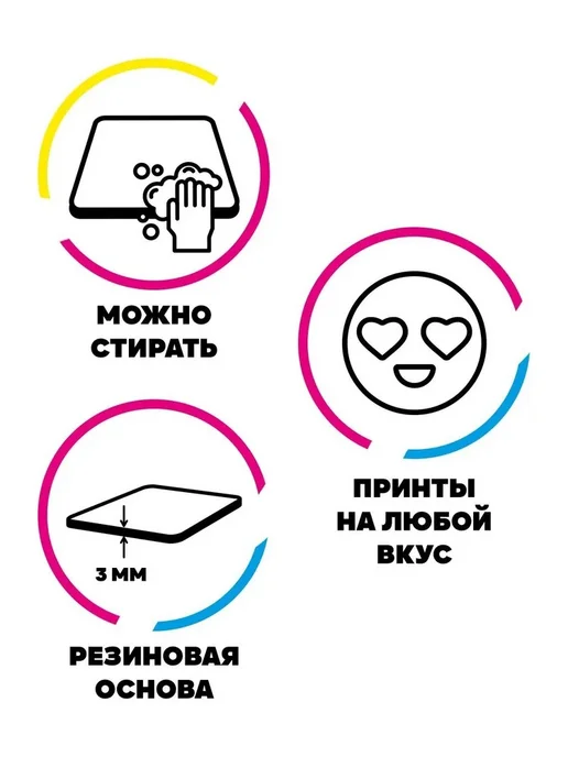 Screen Tech Коврик для мыши круглый 25 см с принтом Windows, вариант, фото 5
