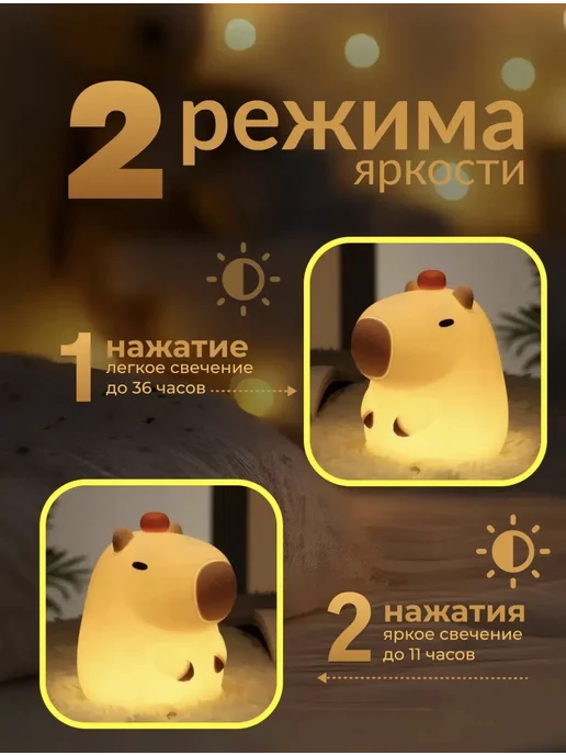 Ночник звездное небо для детей, голубой, фото 2