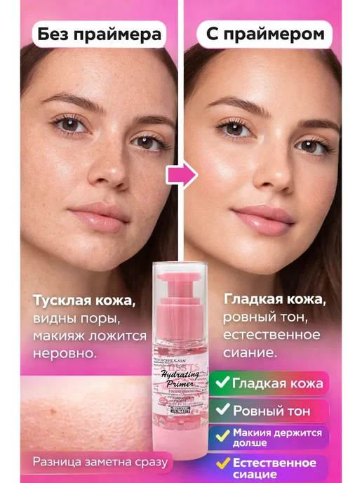 Анж04 Праймер для лица увлажняющий база под макияж, 29 мл, фото 3