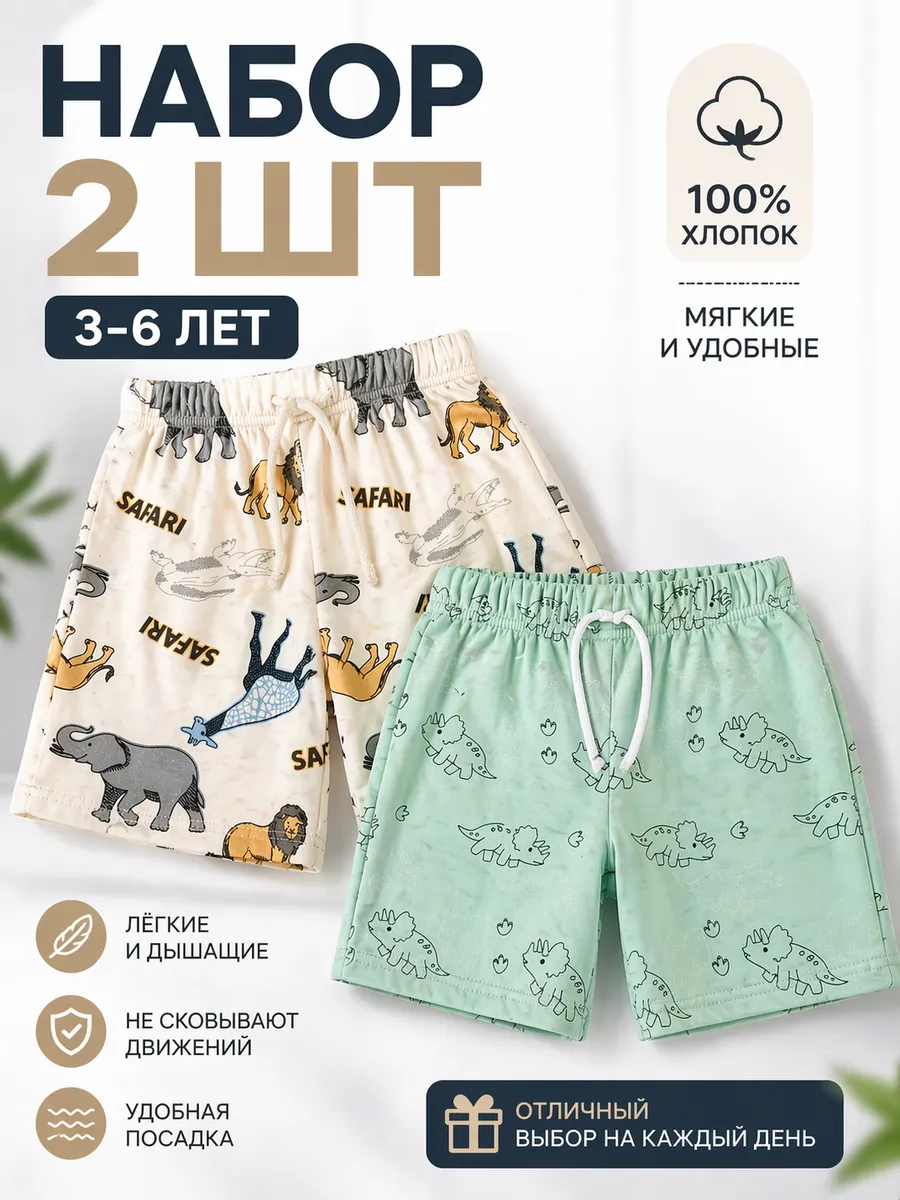Шорты для мальчика набор 2шт