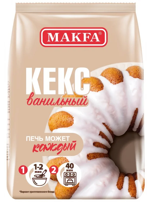 Кекс ванильный, 300г, 300 г