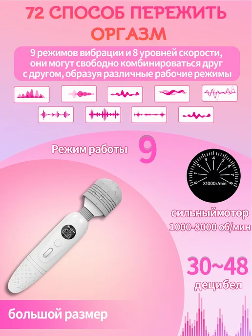 ONCAN вибратор с подогревом для женский 18+, белый, фото 2