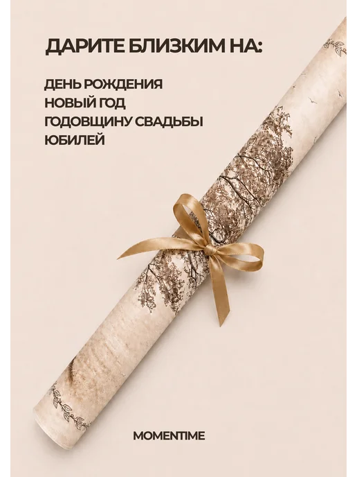 MOMENTIME Родословное генеалогическое древо-плакат с наклейками А1, бежевый, фото 8