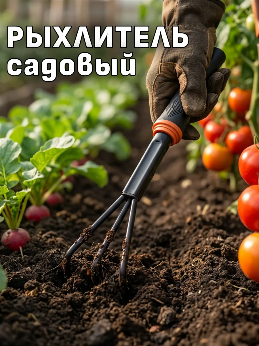Рыхлитель садовый ручной для дачи огорода пропалыватель
