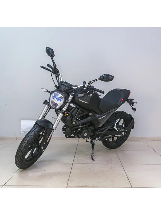 ТЕХНОМОТОРФ Мопед VMC Monster Matt Black 125 (49) см3, черный, фото 3