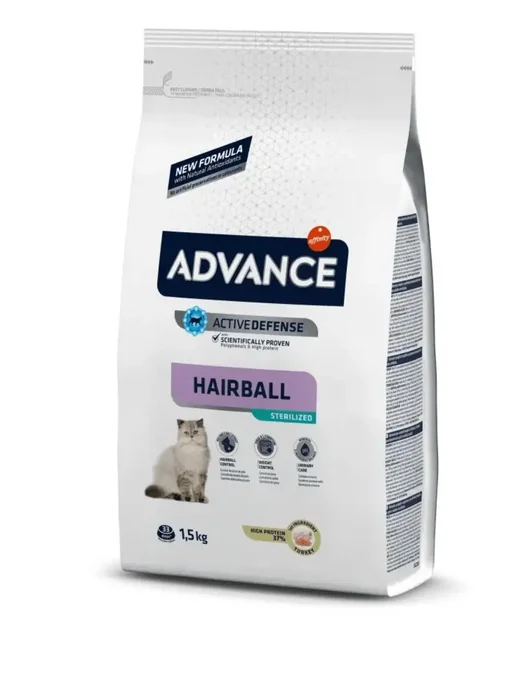 Сухой корм Advance Sterilized Hairball для собак, 1,5 кг, фото 2