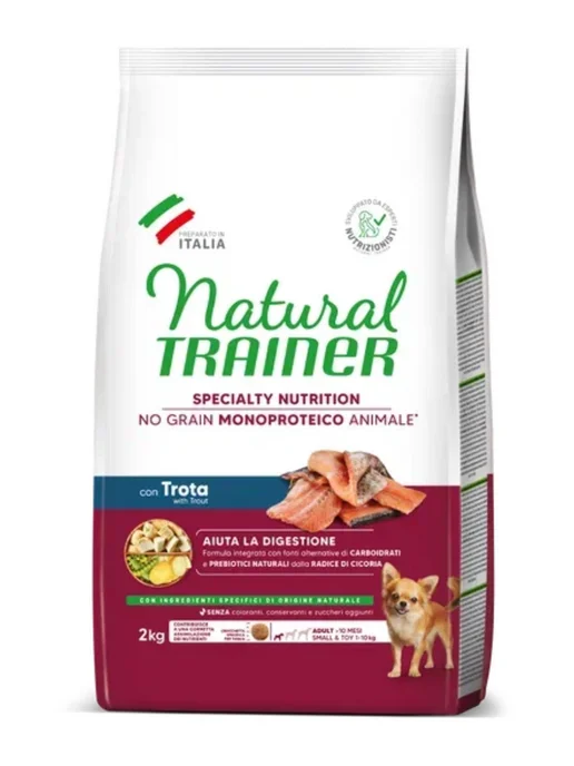 Сухой корм Natural Trainer Grain для собак, мелкие, чувствительное пищеварение, 2 кг, фото 2