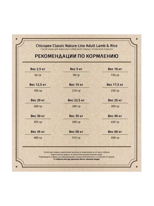 Сухой корм Chicopee Cnl для собак, взрослые, 2 кг, фото 4