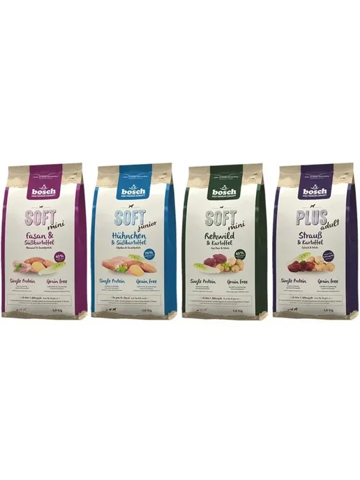 Сухой корм Bosch Petfood Soft для собак, беззерновой, 1 кг, фото 3