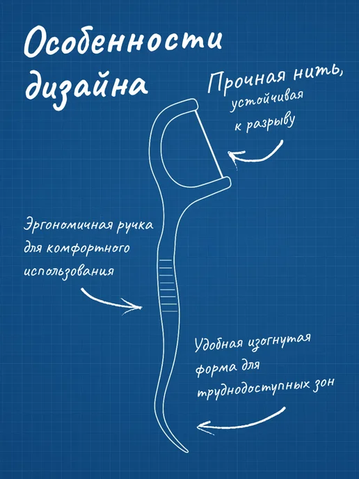Smilebe Флоссеры с зубочисткой для зубов 60 шт, 160 шт, фото 3