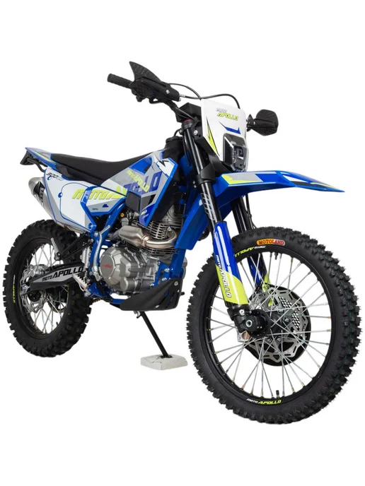 Мотоцикл Кросс Moto Apollo F5 300 (175FMM), синий, фото 3