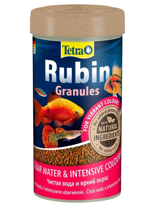 Tetra. Корм для рыб Rubin Granules 250 мл, 250 мл, фото 2