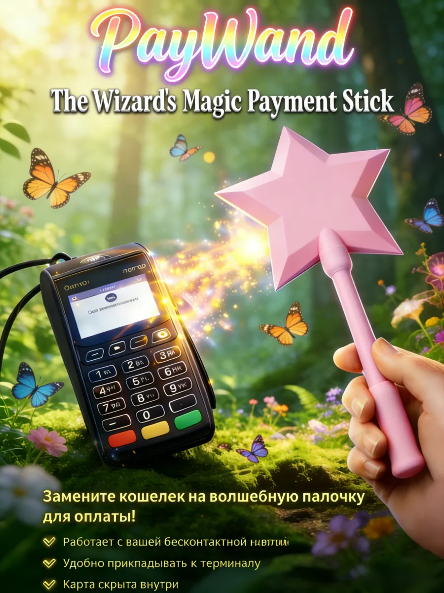волшебная палочка для банковской карты