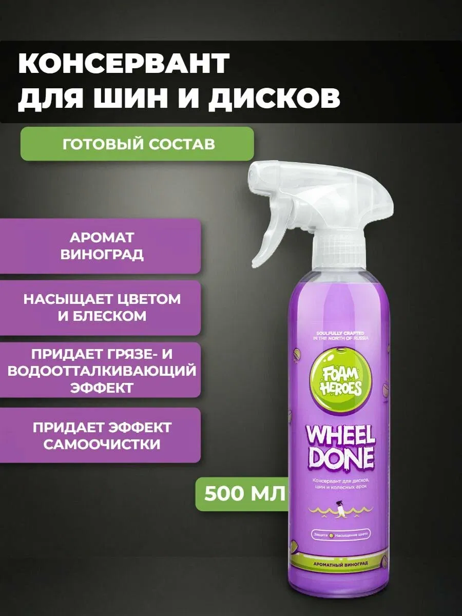 Шампунь для ручной мойки автомобиля, 500мл